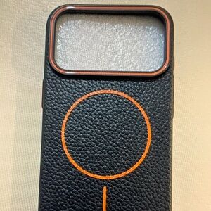 Premium Black and Orange Phone Case